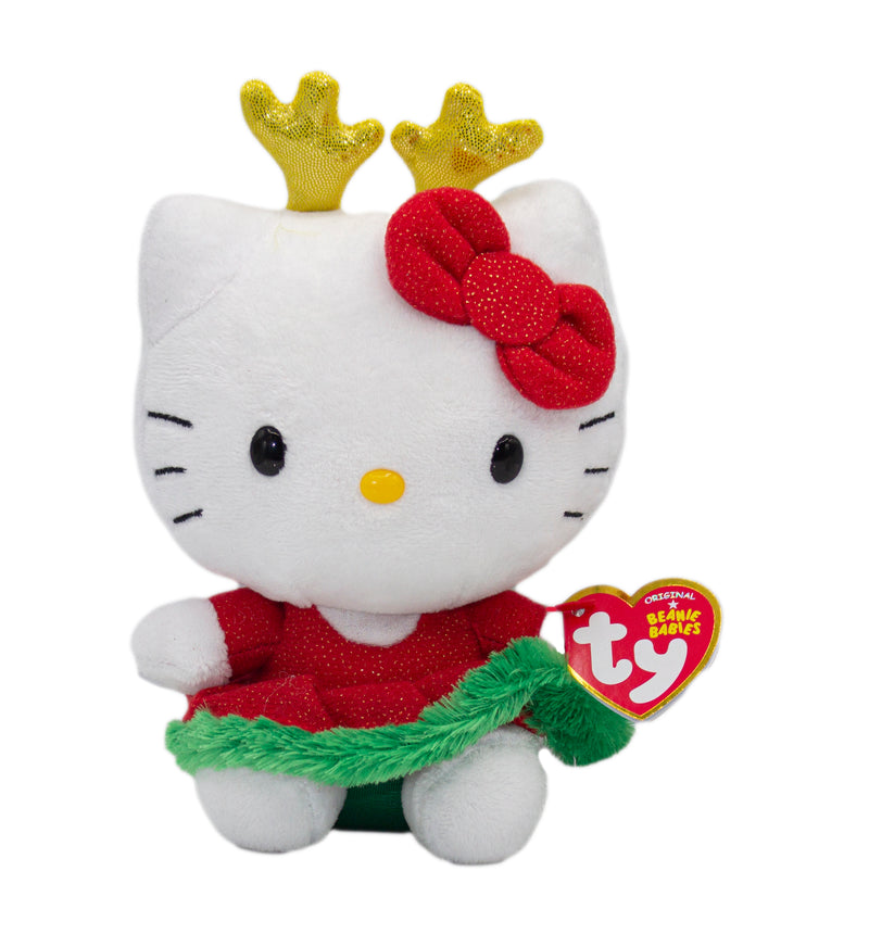 Ty Beanie Baby: Hello Kitty the Cat | Christmas Reindeer