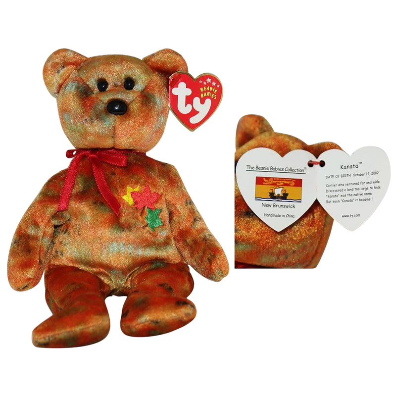 Ty Beanie Baby: Kanata the Bear - New Brunswick