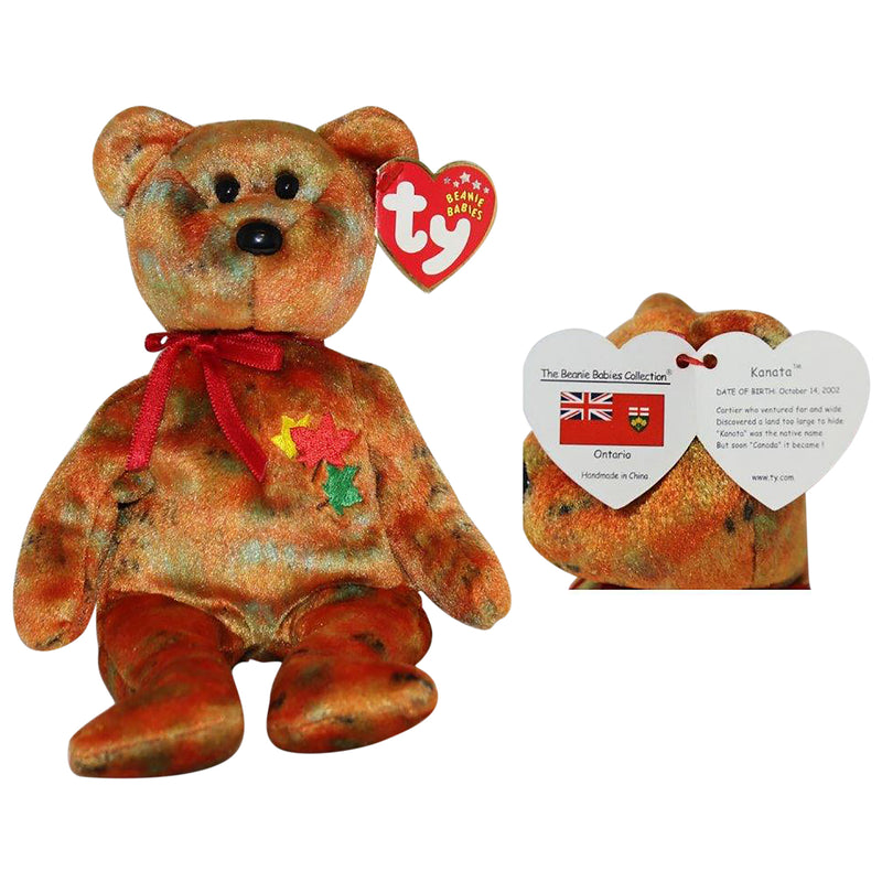 Ty Beanie Baby: Kanata the Bear - Ontario