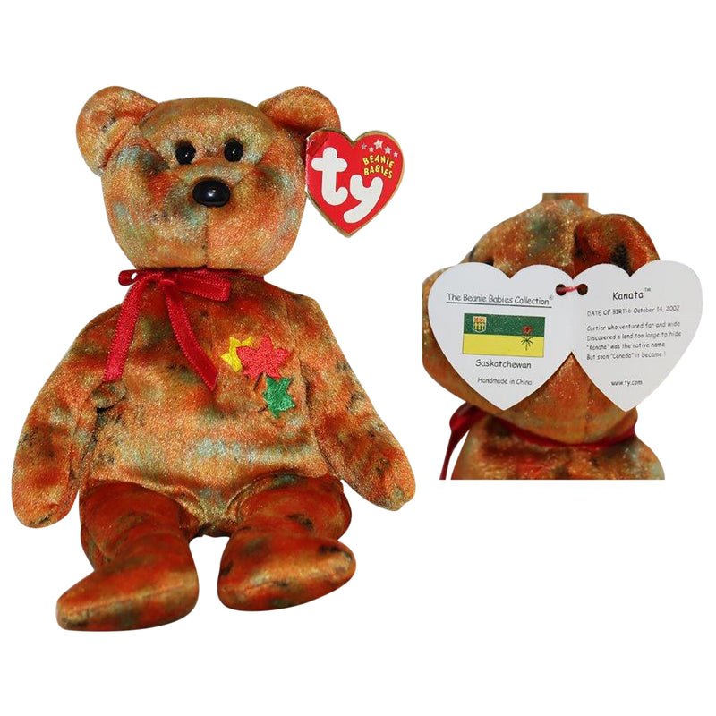 Ty Beanie Baby: Kanata the Bear - Saskatchewan