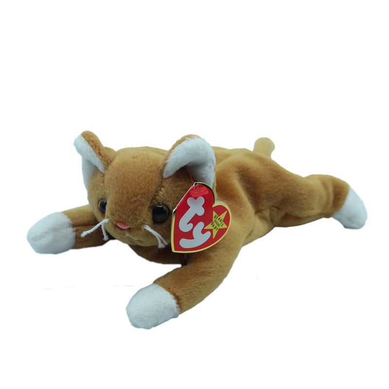 Ty Beanie Baby: Nip the Cat - White Paws