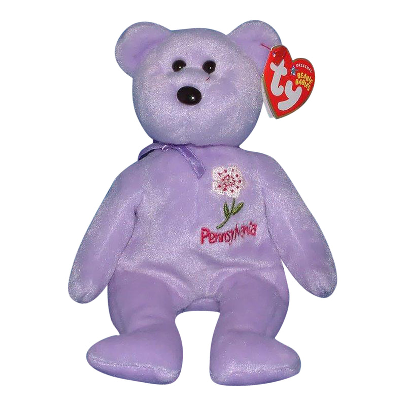 Ty Beanie Baby: Pennsylvania Mountain Laurel the Bear