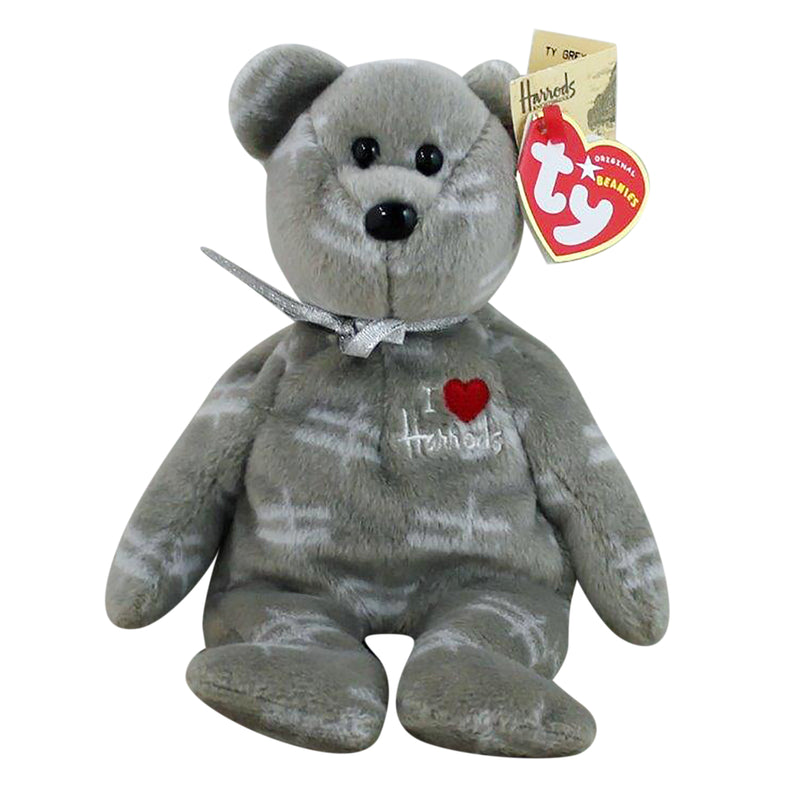 Ty Beanie Baby: Shooting Star the Bear - Gray