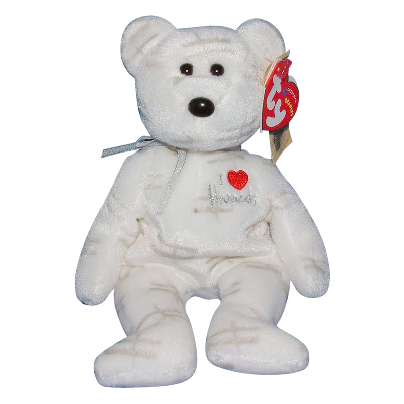 Ty Beanie Baby: Shooting Star the Bear - White