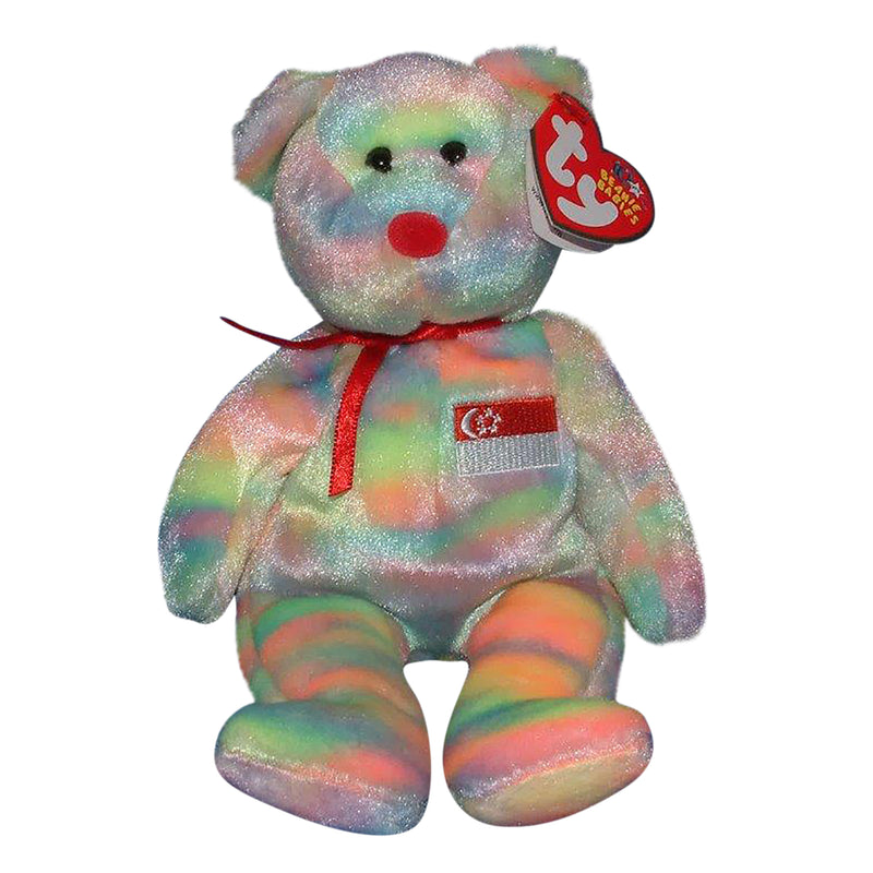 Ty Beanie Baby: Singabear the Bear - Singapore Exclusive