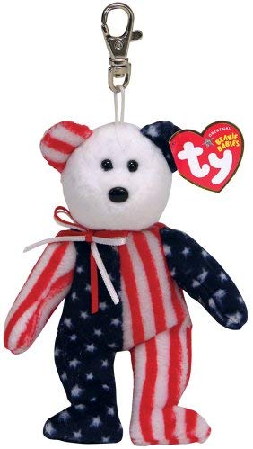 Ty Beanie Baby: Spangle the Bear - key clip