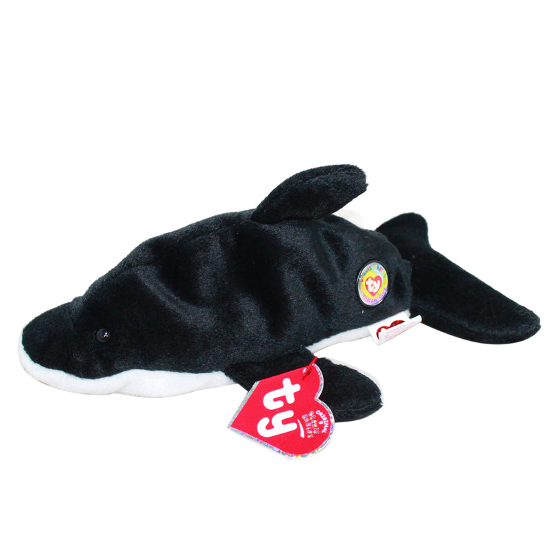 Ty Beanie Baby: Splash the Whale BBOC - Original 9 Replica