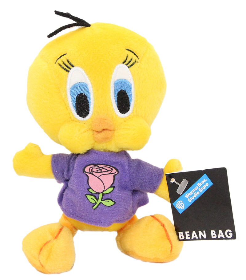 Warner Bros. Plush: Tweety Bird in a Pink Rose Shirt